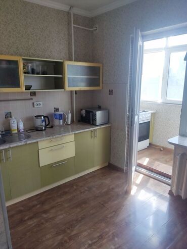 сдаю квартиру г кант: 1 бөлмө, 45 кв. м, 106-серия, 4 кабат, Косметикалык ремонт