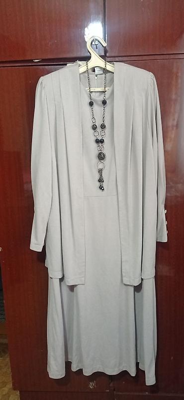 Платья: Повседневное платье, Длинная модель, Прямое, 6XL — 3