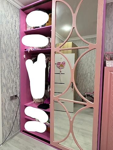 komod satilir: Qız uşağı üçün mebel dəsti Tərkibi: - Çarpayı – ölçü: 1.95 x 0.90 m — 3