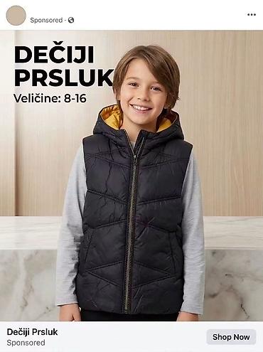 Prsluk za decake
Cena 2800
Vel. 8-16
Pmr22