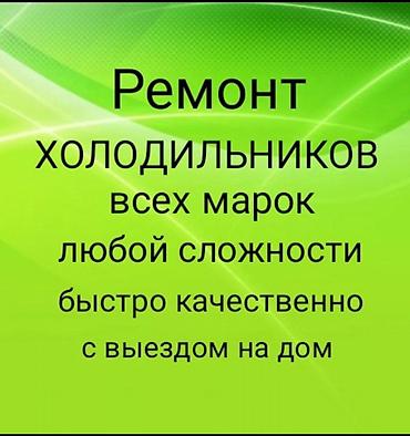Ремонт холодильников на дому. - Быстро и качественно - Мастер со