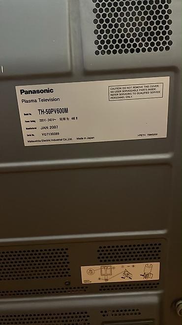 masin kreditle: Panasonic plazma televizor – model TH-50PV600M Salam tv ideal — 3