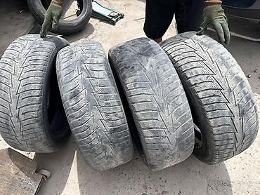 Транспорт: Шины 225 / 55 / R 18, Всесезонная, Б/у, Комплект, Легковые, Корея, Hankook — 1