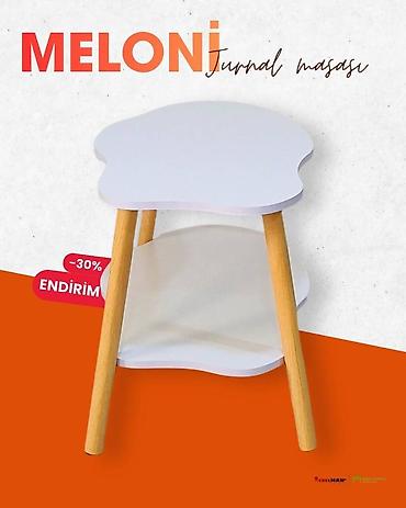 mebelman: Jurnal masası, Yeni, Açılmayan, Laminat, Oval masa — 10