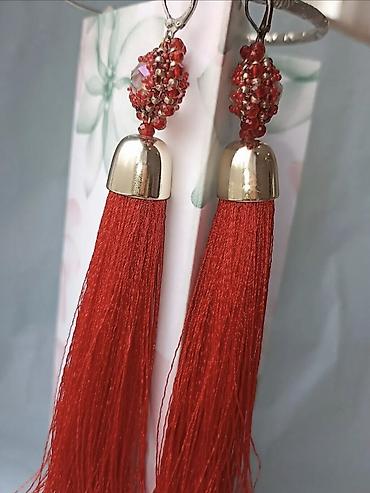 Серьги: Новые Серьги-кисти и Браслет с подвесками на руку. В стиле — 7