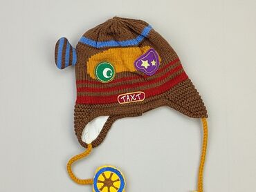 czapka new era brązowa: Hat, 44-45 cm, condition - Very good