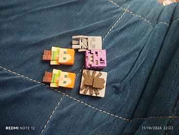 oyuncaq kuklalar: Kinder joy Minecraft fiqurlari her biri 2 manat her sheyi var barter — 1