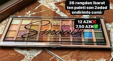 Üz makiyajı: Ənlik, Yeni, Ünvandan götürmə, Ödənişli çatdırılma, Rayonlara çatdırılma — 9