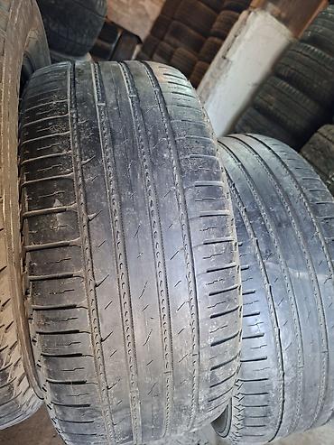 aeolus e70: Шины 255 / 55 / R 18, Лето, Б/у, Комплект, Внедорожные (АТ/МТ), Nokian — 2