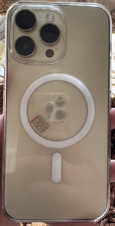 telefon iphone 10: IPhone 14 Pro Max, Qızılı, Face ID — 2