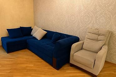 Künc divan və 1ədəd kreslo.qiymet 350 man. Açılır,baza var.Ölçü