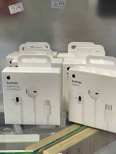 iphone cable: Проводные наушники-вкладыши, Apple, Новый, цвет - Белый — 3