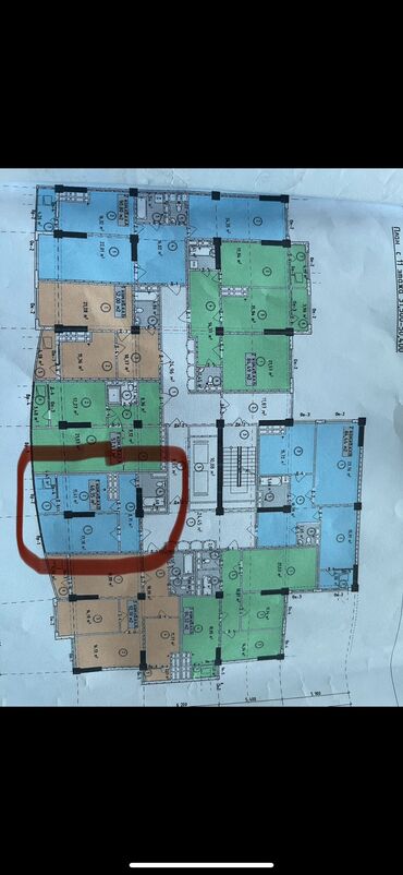 панфилов парк: 2 комнаты, 47 м², Элитка, 13 этаж, ПСО (под самоотделку)