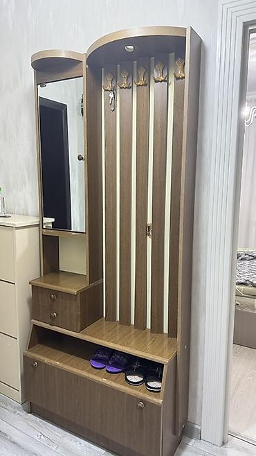 Dəhliz dolabları: Dəhliz üçün çoxfunksiyalı paltar asılqanı və ayaqqabılıq dəsti — 1