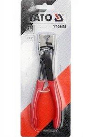 ugaone brusilice: Klešta za stezaljke CLIC/CLIC-R – YATO YT-06475, 170 mm - Specijalna — 4