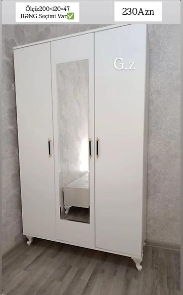ayna qapi: Məhsul: 3 qapılı paltar dolabı (aynali orta qapı) Xüsusiyyətlər: - — 1