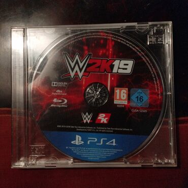 oyun konsolu rul: PS4 Oyunu "WWE2K19 Disk ideal veziyyetdedir ciziqsizdir ev