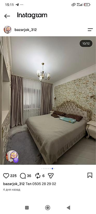 kant flat: 2 комнаты, 72 м², Тунгуч мкр 106 серия улучшенная, 3 этаж — 9
