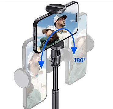 Другие аксессуары для мобильных телефонов: Селфи Палка-Штатив Selfie Stick TT01 Универсальный штатив 2-в-1 с — 2