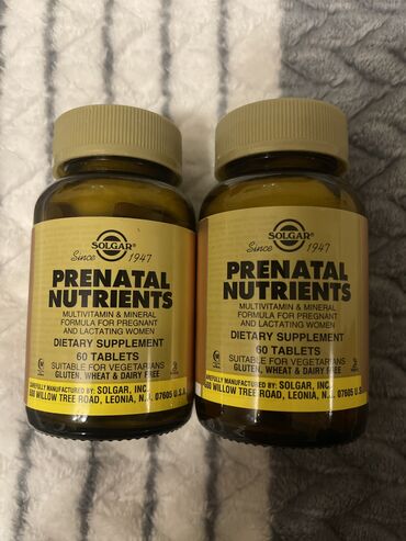 fondomix vitamin qiymeti: Solgar Prenatal nutrients. Multivitamin & mineral formula for