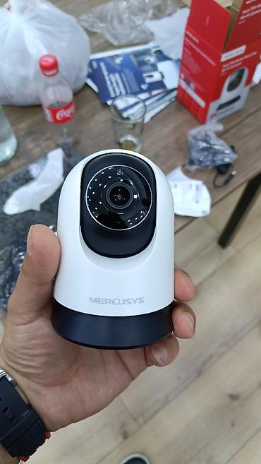 kamera ev ucun: Mercusys MC210 Pan/Tilt Home Security Wi‑Fi Kamera - 2K (QHD) görüntü — 2