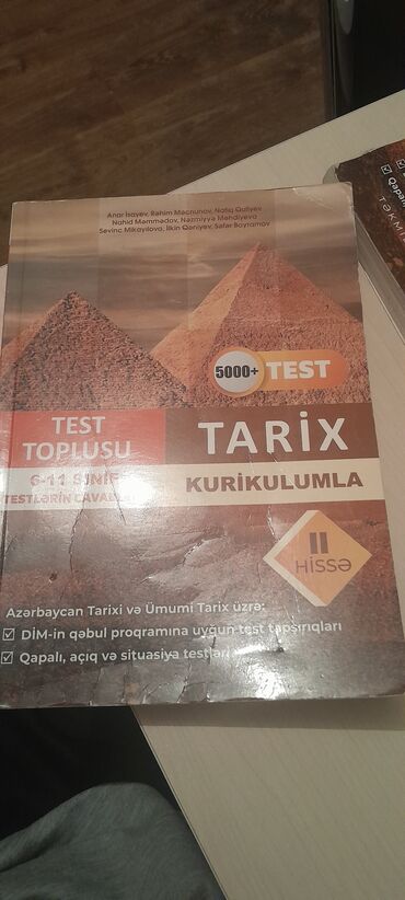 Digər: Məhsul: Abituriyentlər üçün test topluları (tarix və ədəbiyyat) -