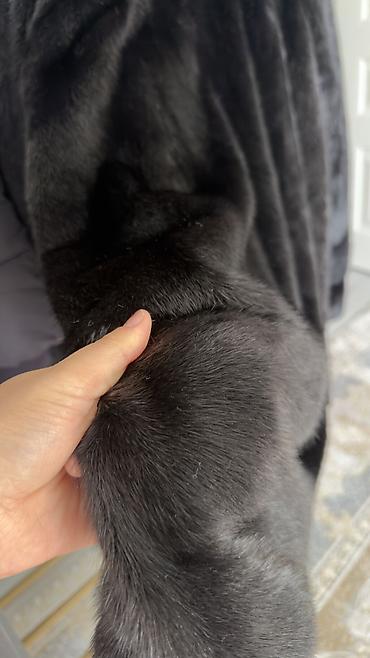норковые шапка: Шуба, Норка, По колено, С капюшоном, XL — 7