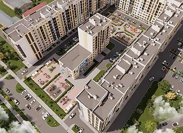 600: 2 комнаты, 65 м², Дордой Моторс рынок Элитка, 3 этаж, ПСО (под самоотделку) — 5