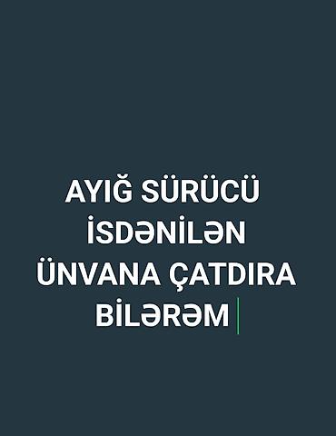 hostes vakansiya 2026: Ayığ sürücü isdəyən buyurub yaza bilər zəng vura bilər 
051.942.68.96 — 1