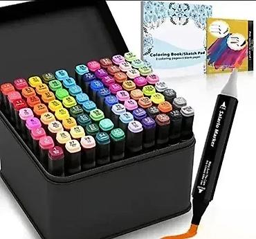 creative puzzle 4 in 1: Dvostrani Touch Markeri u Torbi (48u1) Grafički markeri sa dizajnom sa — 1