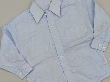 koszula hawajska długi rękaw: Shirt 1.5-2 years, condition - Perfect, pattern - Monochromatic, color - Light blue