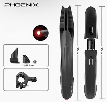 вертикальный очки: Комплект крыльев PHOENIX 2 шт Перед Зад с интегрированным габаритным — 4