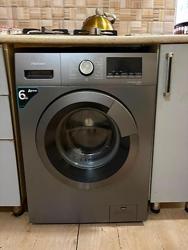 hisense wf519043bbfs: Paltaryuyan maşın Hisense, 6 kq, İşlənmiş, Avtomat, Qurutmasız, Kredit yoxdur, Ünvandan götürmə — 1