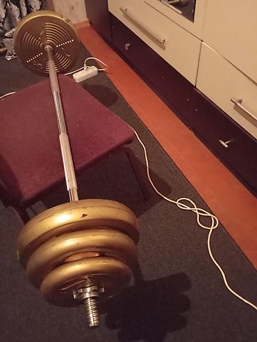 Ştanqlar və ştanq diskləri: Ştanq, Çəki: 22 kq, Yeni — 3