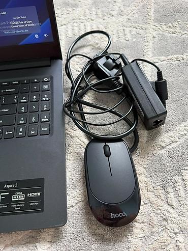 Ноутбук Acer Aspire 3 + проводная мышь Hoco и зарядное устройство