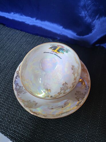 Kuhinjski setovi: Solja kolekcionarska Bavaria porcelan,vintaz sa sedef glazurom. Solja — 4