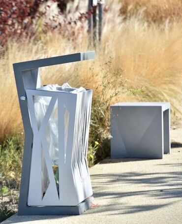 Tullantı qabları: Metal EN MMC olaraq istədiyiniz forma və ölçüde demir işlerinin — 1