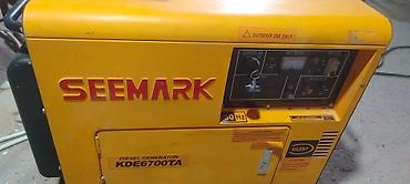 isiq generator: SEEMARK KDE6700TA dizel generator - Tip: Dizel generator, səssiz tip — 4