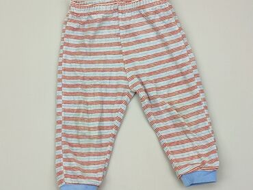 legginsy w kratkę czerwone: Spodnie dresowe, 3-6 m, stan - Dobry