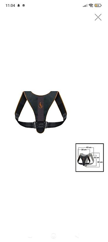 Корректоры осанки: Məhsul: Onurğa üçün bel-düzəldici korset (posture corrector) — 1