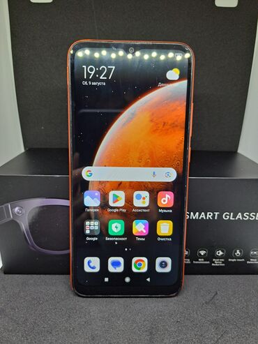 Redmi, Redmi 9C, Колдонулган, 64 ГБ, түсү - Ток сары, 2 SIM