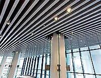 Потолочные работы: Дизайнерские потолочные конструкции - Реализация потолков решетчатого — 6