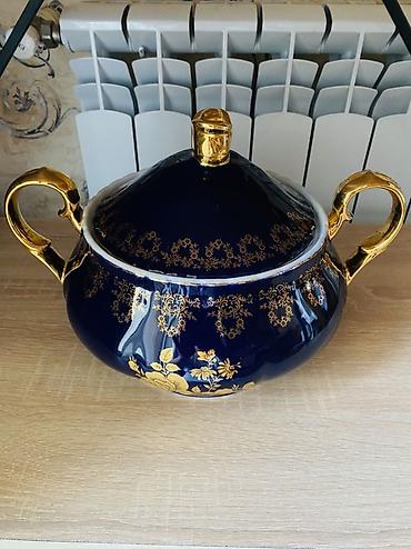 Столовая посуда: Супницы, 1 шт., цвет - Синий, Фарфор — 2