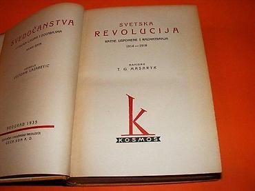 eva: Svetska revolucija - T. G. Masaryk Ratne Uspomene i Razmatranja 8 — 3