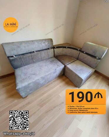 угловые диваны для кухни: Künc divan, Açılan, Parça, Şəhərdaxili pulsuz çatdırılma