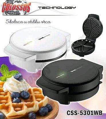 🥮🥮🥮APARAT ZA GALETE CSS-5301WB COLOSSUS- 3890 din🥮🥮🥮 Opis: ❣️snaga