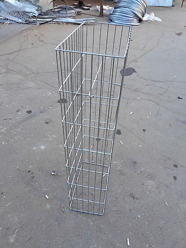 Колючая проволока Егоза: Сетки для гобионов диаметр проволки 4мм отцыкованая размер ячейки 150 — 7