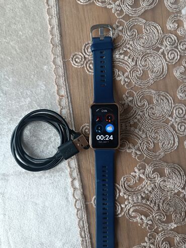 huawei watch fit 2: İşlənmiş, Smart saat, Huawei, Аnti-lost, rəng - Göy