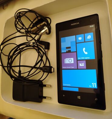 telefon işlənmiş: Nokia Lumia 525, 8 GB, rəng - Qara, Sənədlərlə, Sensor