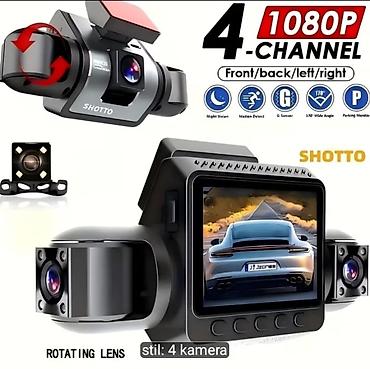 ikinci el kamera sistemi: 4 kanallı 1080P avtomobil videoqeydiyyatçısı – SHOTTO - — 1